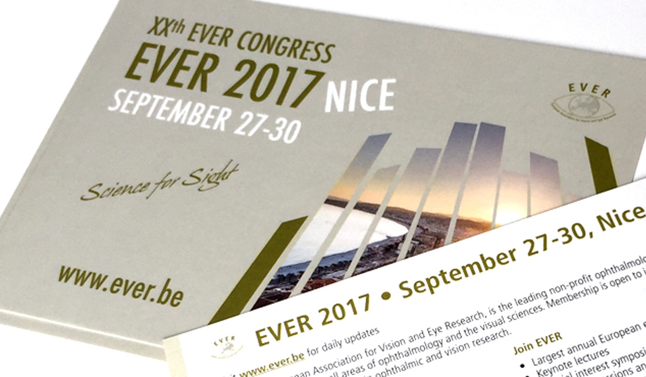 Promomateriaal voor het EVER 2017 congres