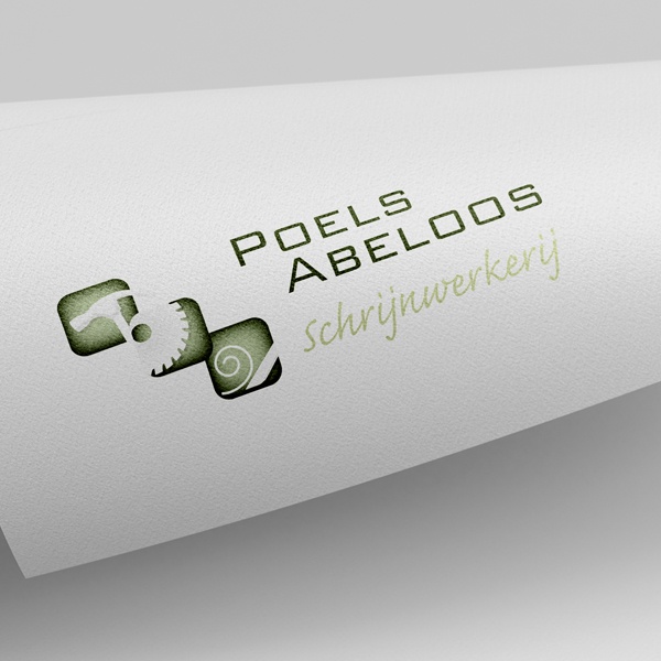 Ontwerp logo Poels-Abeloos Schrijnwerkerij