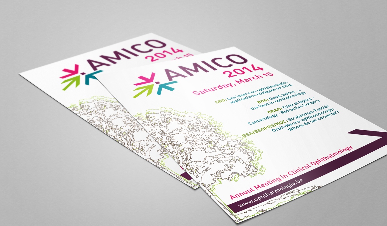 Ontwerp programmaboek AMICO 2014 congres