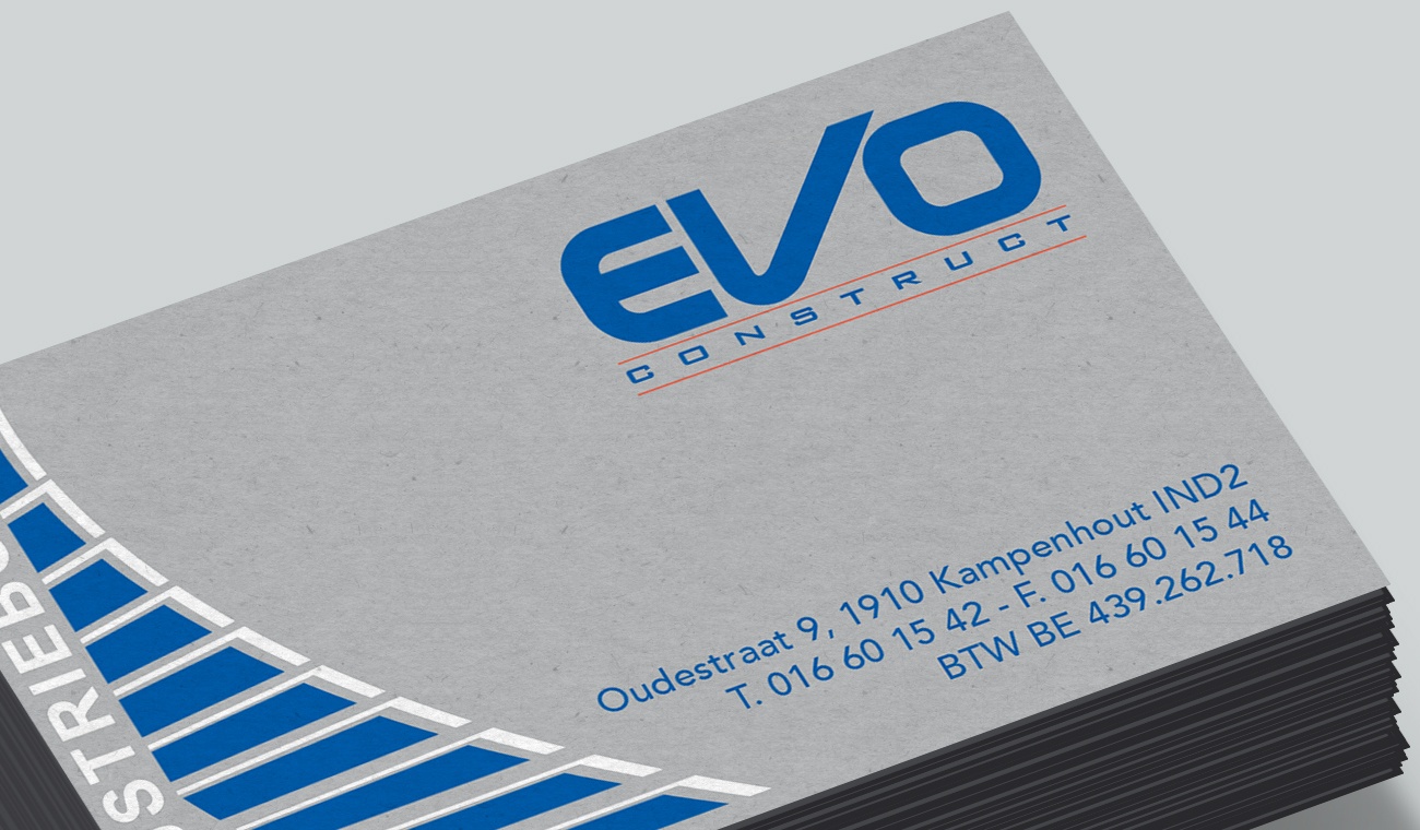 Opmaak EVO Construct naamkaartje
